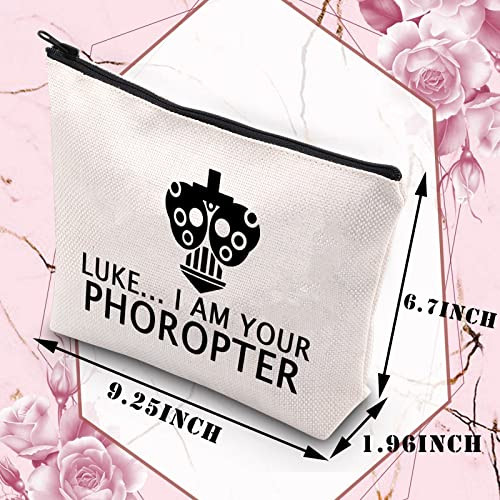 BDPWSS Optometrist Makeup Bag Optometry Gift Eye Doctor Vision Gifts Luke I Am Your Phoropter Funny Optometrist Travel P