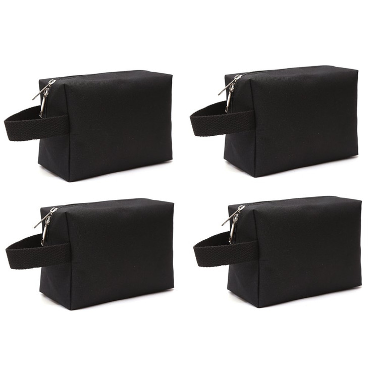 Augbunny 600D Portable Multipurpose Zipper Waterproof Travel Organizer Cosmetic Bag Make up Case Storage Bag Pouch 4pack