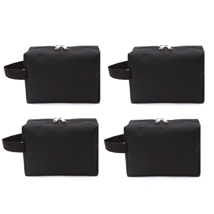 Augbunny 600D Portable Multipurpose Zipper Waterproof Travel Organizer Cosmetic Bag Make up Case Storage Bag Pouch 4pack