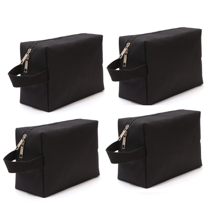 Augbunny 600D Portable Multipurpose Zipper Waterproof Travel Organizer Cosmetic Bag Make up Case Storage Bag Pouch 4pack