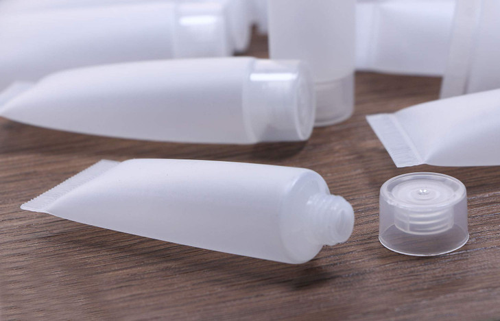 Shapenty 10ml Clear Plastic Empty Tubes Refillable Facial Cleanser Hand Cream Cosmetic Lotion Containers Soft Makeup Sam