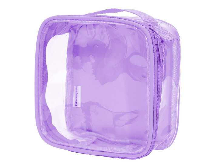 EzPacking Clear TSA Approved 311 Travel Toiletry Bag for Carry OnQuart Size Transparent Liquids Pouch for Airport Securi