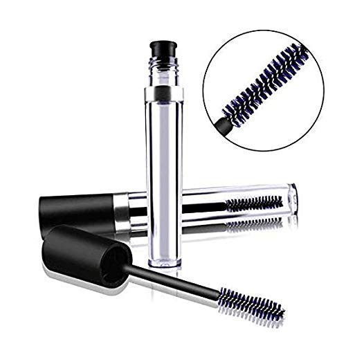 DNHCLL 2 PCS 8 mL Empty Mascara Tubes With Eyelash Wand Rubber Inserts and Funnels for Castor Oil Ideal Kit for DIY Cosm
