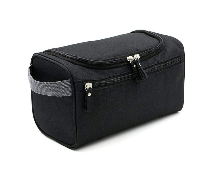 Tumecos Toiletry Dopp Kit Travel Electronics Organizer Shaving Accessories Bag Black1
