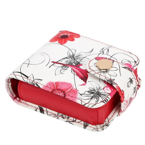 kilofly Genuine Leather Double Lipstick Case Cosmetic Makeup Holder Gift Box