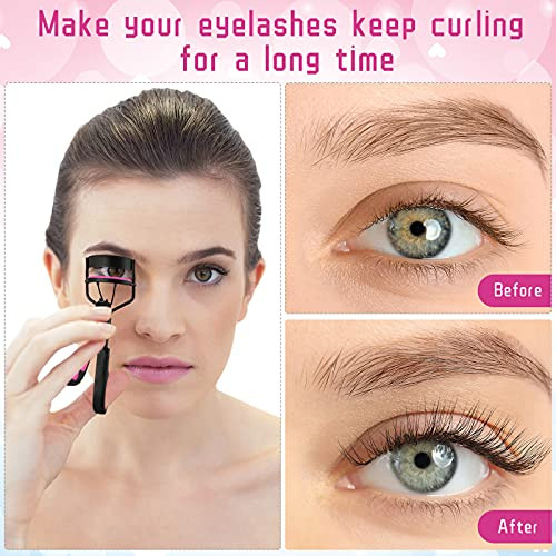 14 Pieces Eyelash Curler Kit Eyelash Comb Eyebrow Brush Tweezers False Eyelashes Applicator Tool Eyebrow Trimmer Silicon
