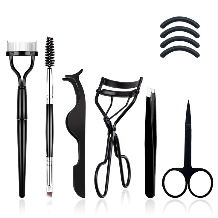 EBANKU 7pcs Eyelash Comb Brush Tools Eyebrow Brush Comb Eyelash Separator Tool Professional Eye Brow Spoolie Brushes for