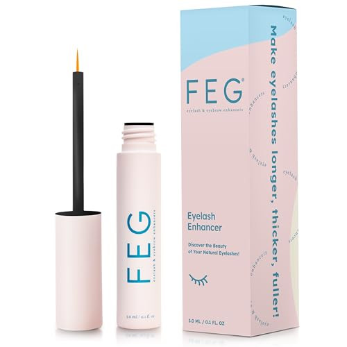 FEG Eyelash Rapid Eye Lash Growth Serum For Lash and Brow Creates Longer Darker Eyelashes Eyelash Enhancing Serum to Hel