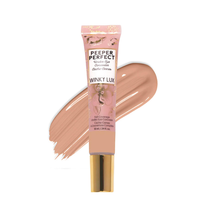 Winky Lux Peeper Perfect Under Eye Concealer Makeup Eye Brightener Full Coverage Concealer for Dark Circles Color Correc