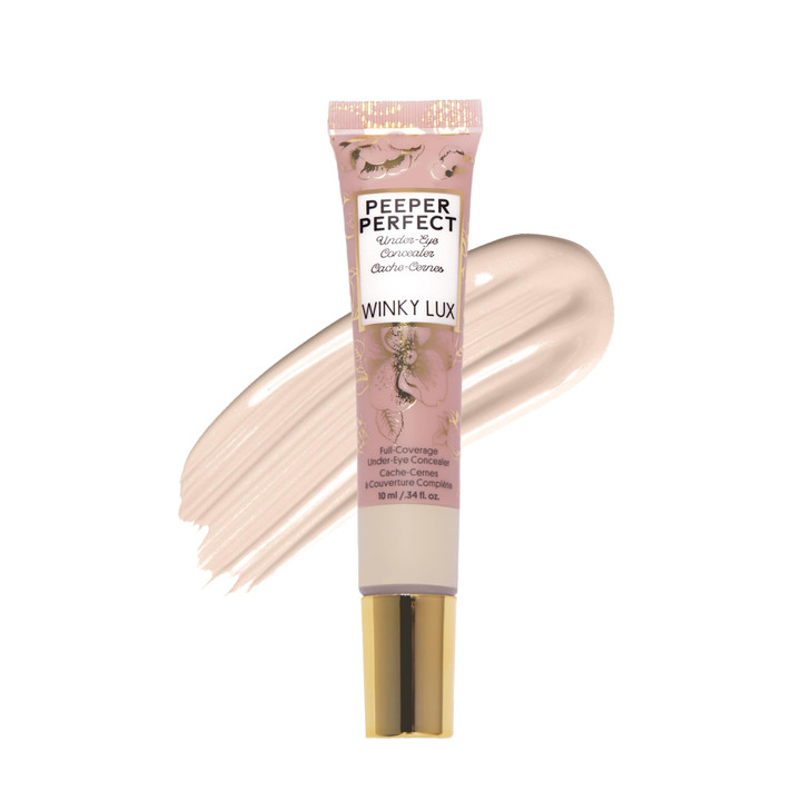 Winky Lux Peeper Perfect Under Eye Concealer Makeup Eye Brightener Full Coverage Concealer for Dark Circles Color Correc