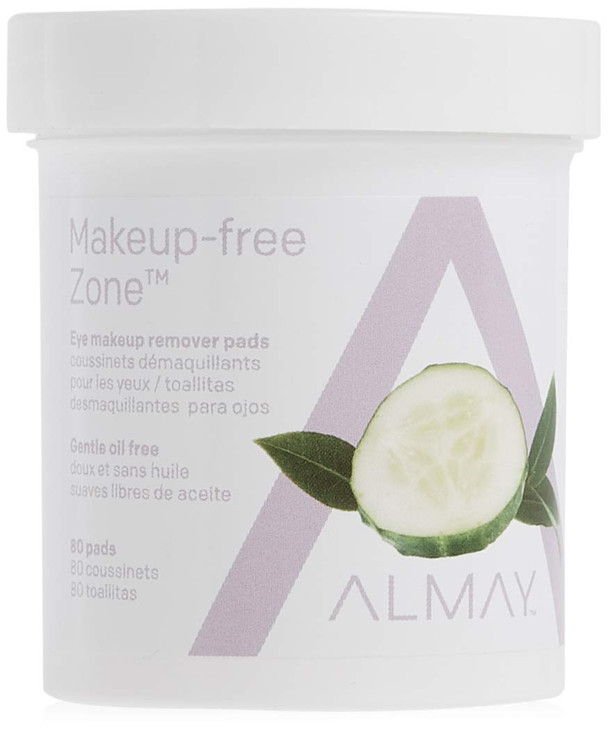 Almay Oil Free Gentle Eye Makeup Remover Pads Oil Free Micellar Hypoallergenic Cruelty Free Fragrance Free Ophthalmologi