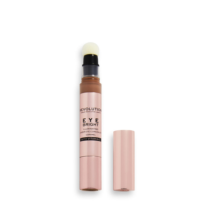 Makeup Revolution Eye Bright Concealer Buildable Coverage Dewy Finish Caramel 3ml