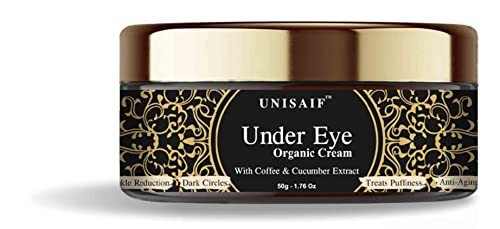 Unisaif Under Eye Cream Anti Aging Eye Cream for Puffiness and Bags Under Eyes Eye Repair Cream for Dark Circles Under E