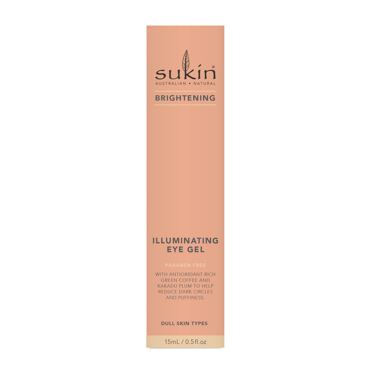 Sukin Brightening Illuminating Eye Gel with Green Coffee Kakadu Plum 05 Ounce