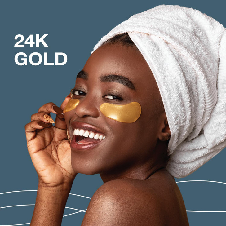 Under Eye Patches for Puffy Eyes and Dark Circles 24k Gold Under Eye Mask Patches for Puffiness Beauty Personal Care Pro
