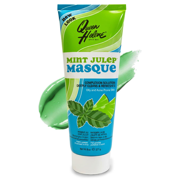 Queen Helene Mint Julep Masque 8 oz  Deep Cleansing Clay Face Mask for Oily & Acne-Prone Skin | Purifies Pores & Soothes with Refreshing Mint | Clas online at globaldelivered