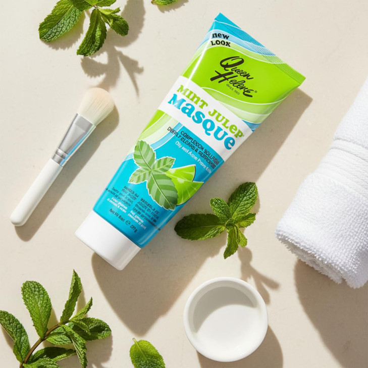 Queen Helene Mint Julep Masque 8 oz  Deep Cleansing Clay Face Mask for Oily & Acne-Prone Skin | Purifies Pores & Soothes with Refreshing Mint | Clas online at globaldelivered