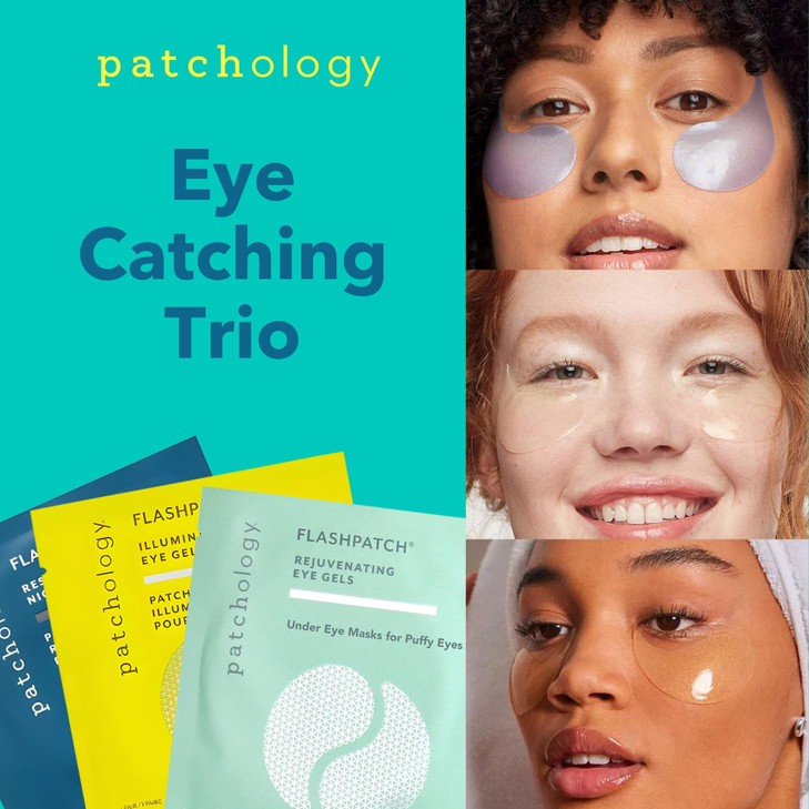 Patchology All Eyes On You Under Eye Mask Retinol Collagen Green Tea Infused Eye Gels for Dark Circles Puffiness Wrinkle