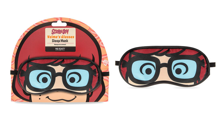 Mad Beauty Scooby Doo Velma Sleep Mask Great Novelty Gift for Women Adults and Kids Comfortable and Washable Practical a