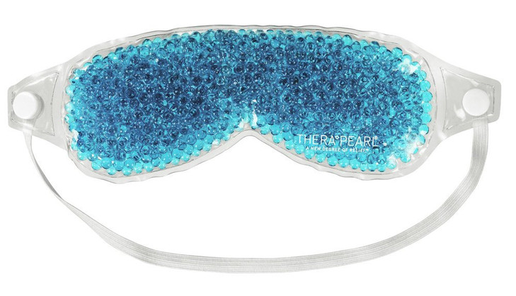 Eye Mask by TheraPearl Ice Pack Flexible Gel Beads for Hot Cold Therapy for Puffy Swollen Eyes Relaxation Non Toxic Reus