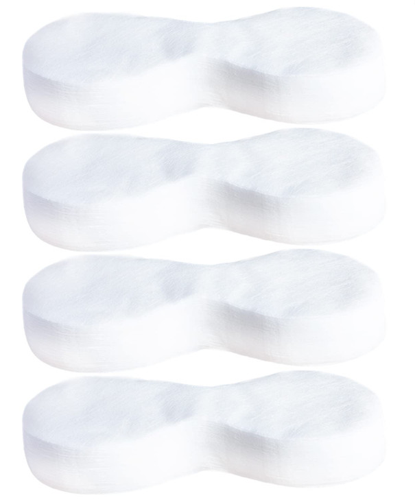 Arcemain 400 Sheets Disposable Non Woven Eye Mask Paper Disposable Cotton DIY Eye Paper Disposable Cotton Eye Pillow Cov