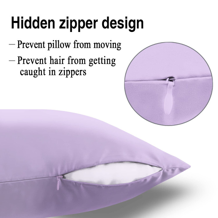Sajakliy Luxury Satin Silk Pillowcase Set for Hair and Skin Sleep Set Standard Size Pillowcase Satin Eye Mask and Scrunc