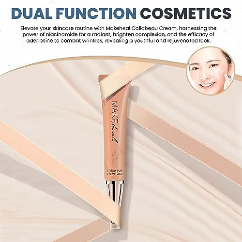 MAKEHEAL Collabeau Eye and Face Cream Special Set Intensive Elasticity Care Hydrolyzed Collagen Elastin Hyaluronic Acid