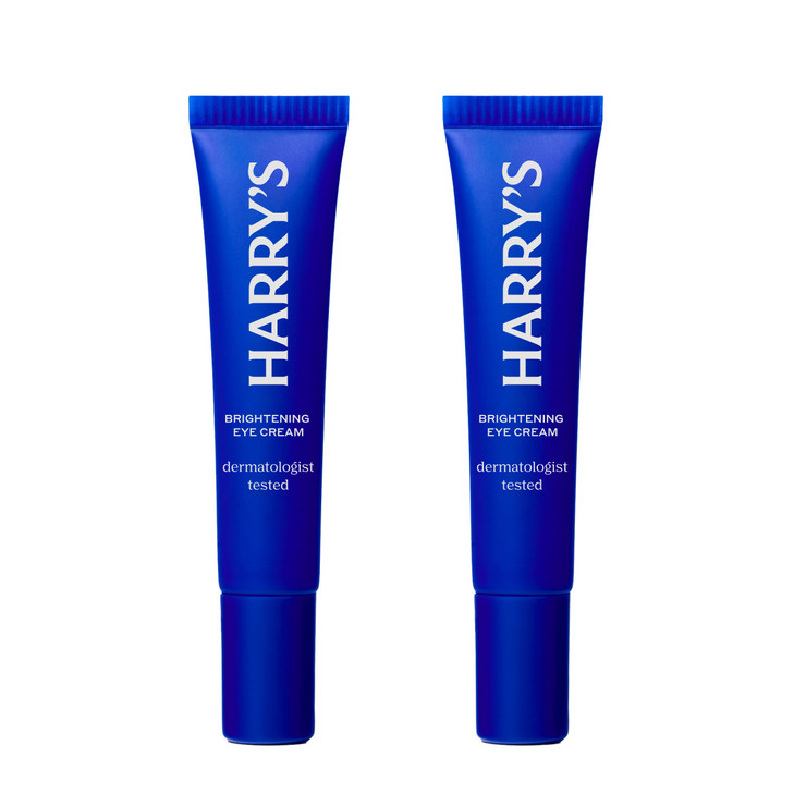 Harrys Brightening Under Eye Cream for Dark Circles 05 Fl Oz 2 Pack