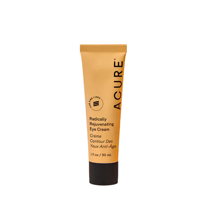 Acure Radically Rejuvenating Eye Cream Under Eye Cream for Dark Circles Wrinkles Firming Hydrating Treatment to Brighten