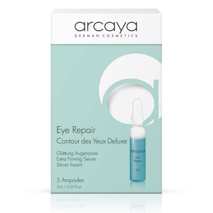 Arcaya Eye Repair Ampoule Serum UltraLight AntiWrinkle Eye Serum with Peptides Azuki Extract for Eye Zone Firming Smooth