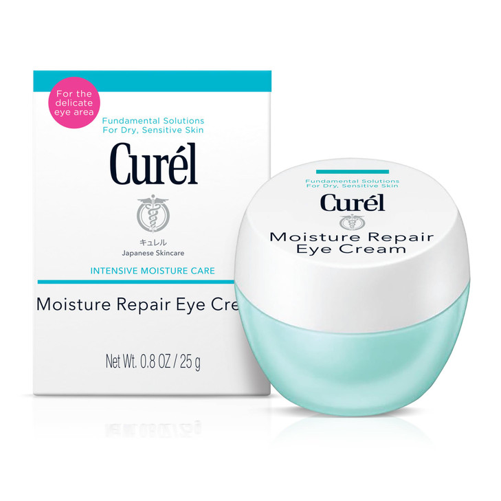 Curel Japanese Skin Care Moisturizer Repair Eye Cream Under Eye Cream for Dry Sensitive Skin Fragrance Free pH Balanced