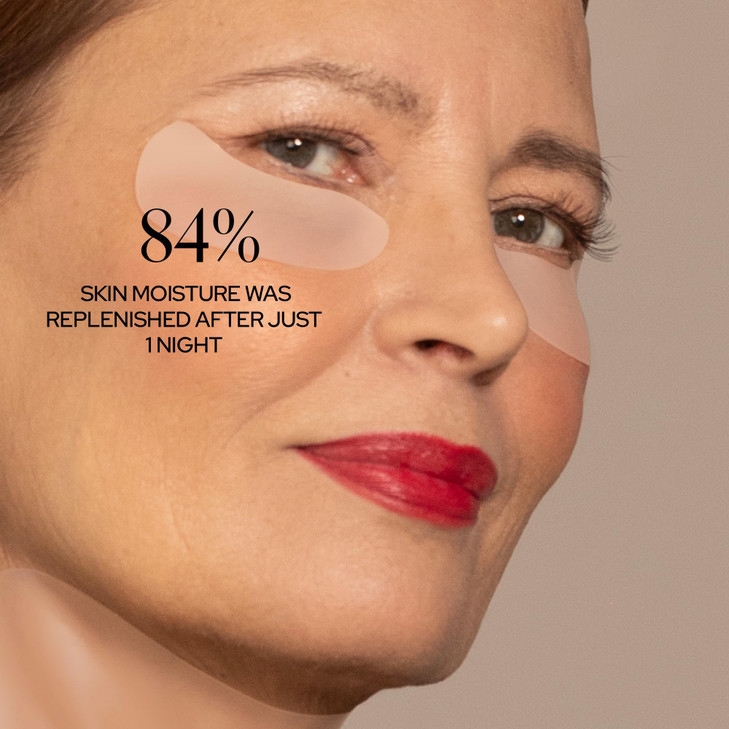 SiO Beauty Eye Smile Lift Eye Smile AntiWrinkle Patches 2 Week Supply Overnight Smoothing Silicone Patches for Wrinkles
