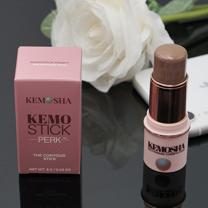 KEMOSHA Kemostick Perk Creamy and Luxurious Liquid Contour Stick Vegan Cream Contour Balm for All Skin Types Lightweight