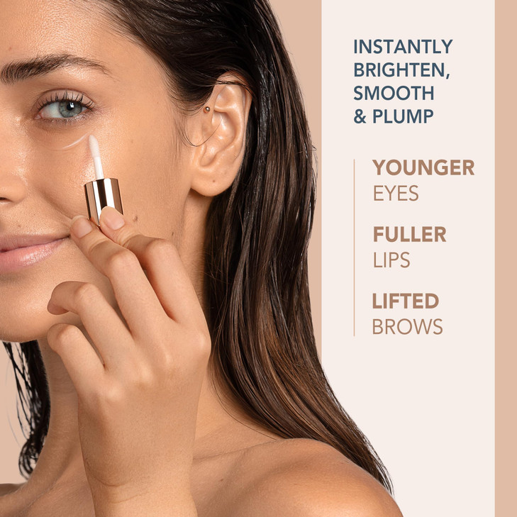 FOREO SUPERCHARGED Eye Lip Contour Booster Serum Conductive Gel Niacinamide Serum Anti Aging Serum Lip Plumping Puffy Ey