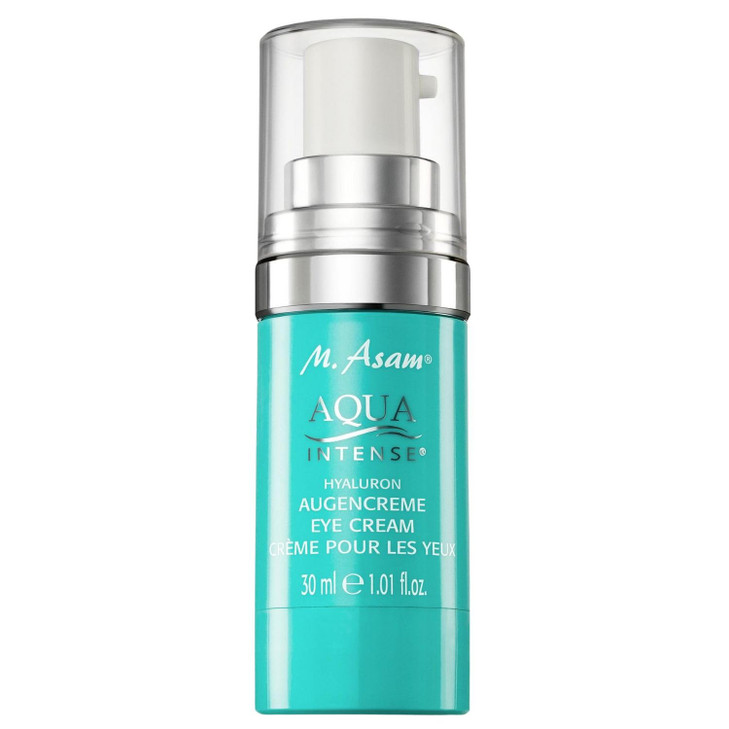 M Asam AQUA INTENSE Eye Cream 101 Fl Oz Skin Care with Hyaluronic Acid Under Eye Cream for Dark Circles Puffiness Bags H