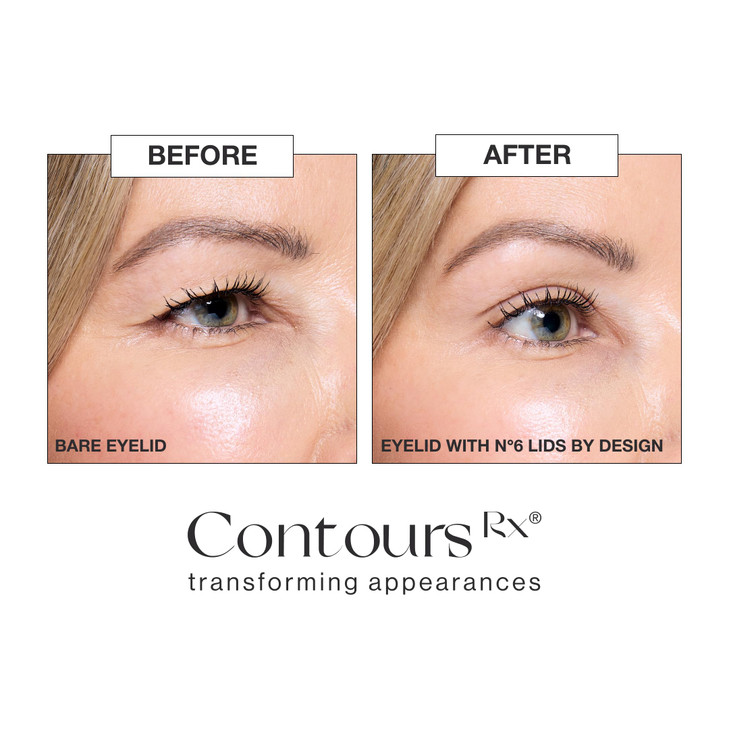 Contours Rx Lids by Design N6 Transparent Instant Eyelid Lift Strips for Casual Mild to Moderate Hooded Lids MedicalGrad