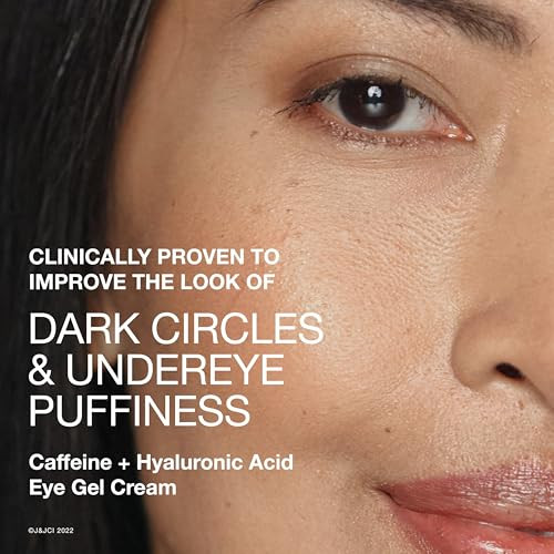 Neutrogena Hydro Boost Eye Cream for Dark Circles Puffiness Under Eye Cream with Caffeine Hyaluronic Acid and Peptides F