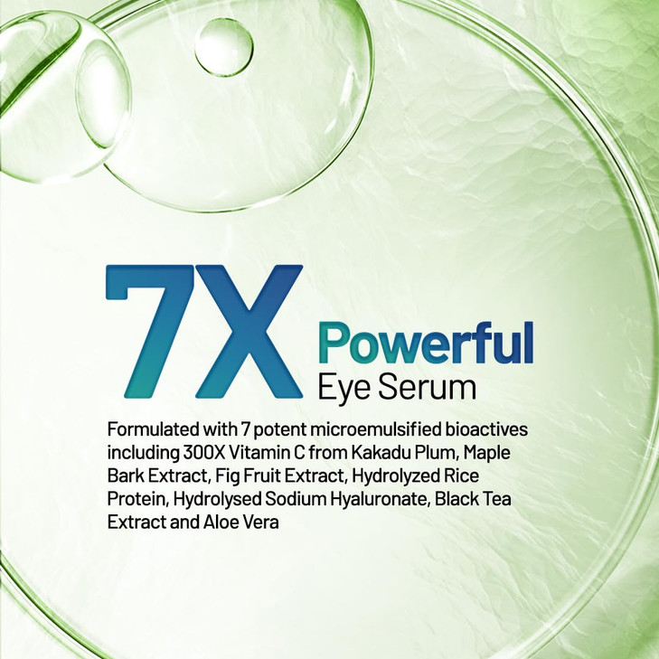 Refresh Botanicals Organic Eye Serum Eye Cream for Under Eye Puffiness Dark Circles Fine Lines For All Skin Types Parabe
