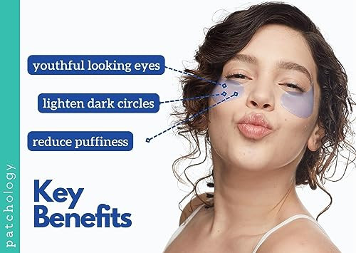 Patchology Restoring Eye Gel Patches with Retinol Collagen Eye Masks for Dark Circles Puffy Eyes Wrinkles AntiAging Over