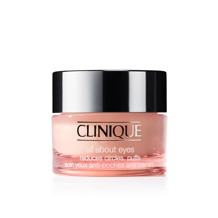 Clinique All About Eyes Lightweight Eye Cream With Vitamin C Hydrating Brightening Depuffing Dark Circle Reducing Mini T