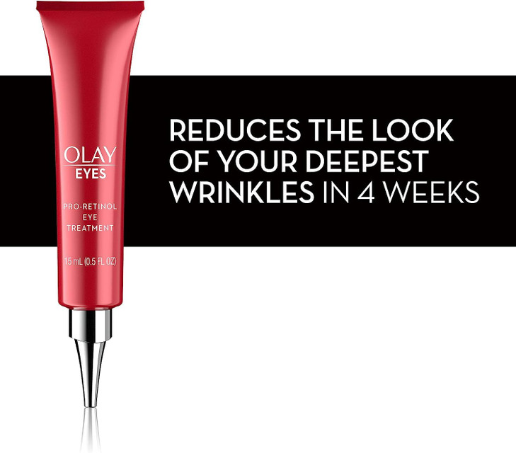 Olay Eyes Pro Retinol Eye Cream AntiWrinkle Treatment for Crows Feet 05 fl oz