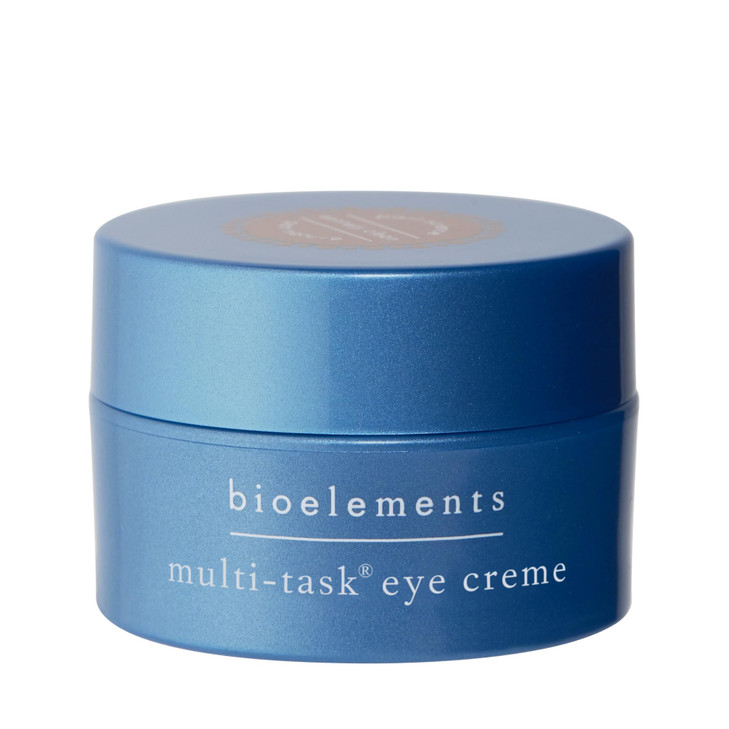 Bioelements MultiTask Eye Creme 05 fl oz Target Puffiness Dark Circles Fine Lines Light Non Greasy Vegan Gluten Free Nev