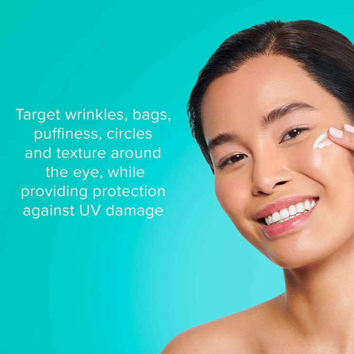 ClarityRx Easy On The Eyes Smoothing Eye Cream Natural PlantBased AntiAging Under Eye Cream for Dark Circles Contains Hy