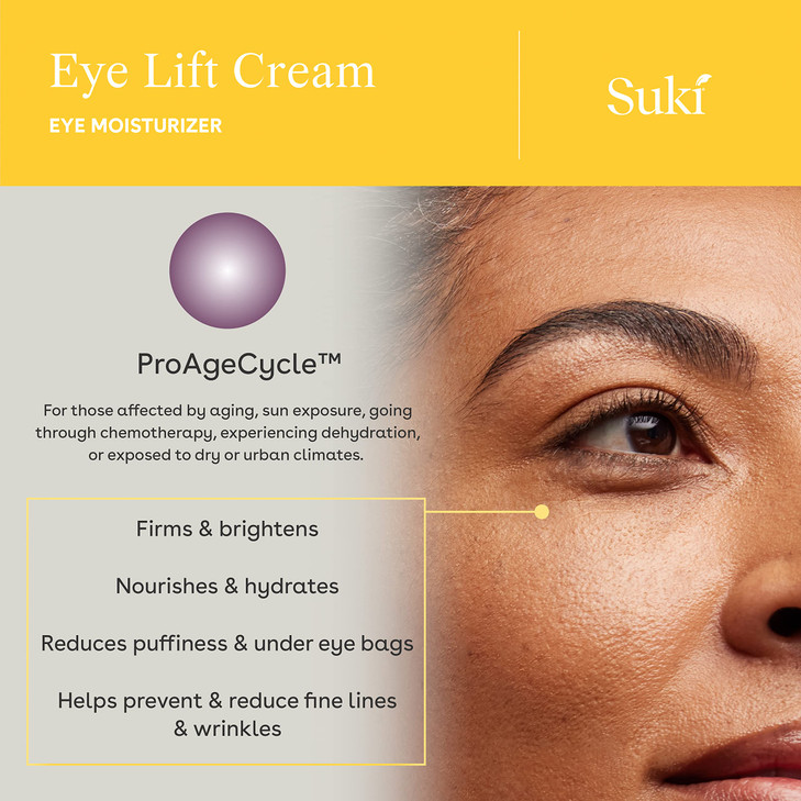 Suki Skincare Eye Lift Renewal Cream Day With Resveratrol Caffeine Vitamin C Helps Firm Brighten Nourish Delicate UnderE