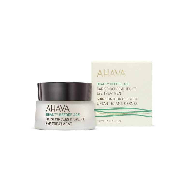 AHAVA Beauty Before Age Dark Circles Uplift Eye Treatment Multitasking Silky Cream Reducing Appearance Aging Fatigue Sig