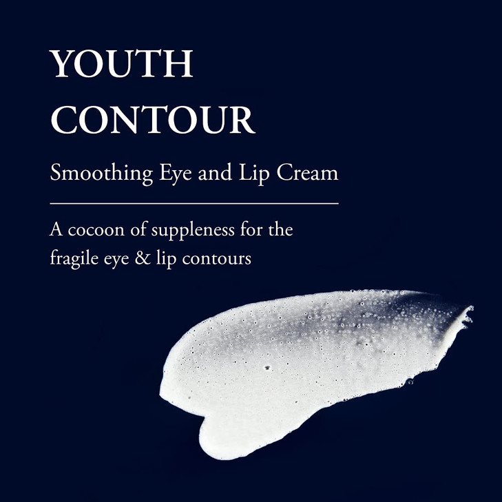 Phytomer Youth Contour Skin Smoothing Eye Lip Cream Soothing AntiAging Under Eye Cream for Dark Circles Puffiness Reduce