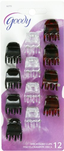 Goody Classics Claw Hair Clip, 3 Prong Mini, 12Count (Pack Of 6) online at globaldelivered