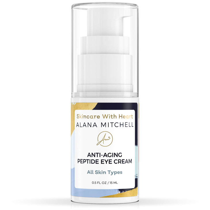 AntiAging Peptide Under Eye Cream Peptide Eye Cream for Hydrated Firm Skin Under Eye Cream for Dark Circles and Puffines