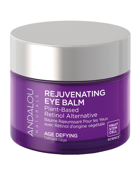 Andalou Naturals Age Defying Rejuvenating Eye Balm PlantBased Retinol Alternative Gentle Hydrating Eye Cream With Bakuch