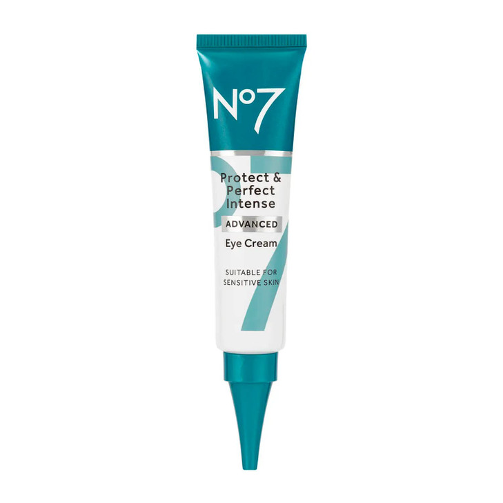 No7 Protect Perfect Eye Cream Intense Advanced Under Eye Cream for Dark Circles Enriched with Hydrating Hyaluronic Acid